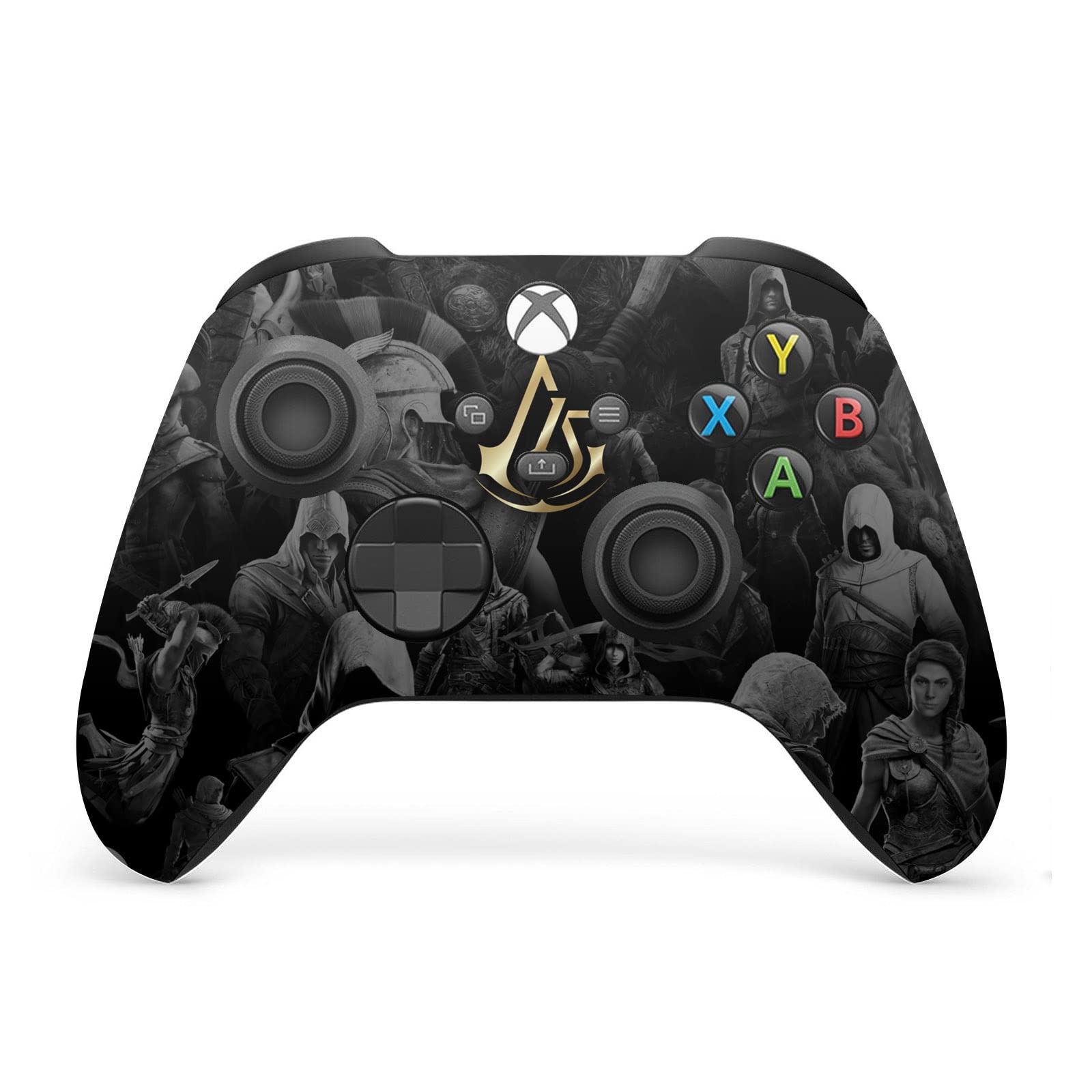 Officially Licensed Assassin's Creed 15th Anniversary Vinyl Sticker Decal for Xbox Series X Console & Controller - Gaming Skin Cover with Premium Graphics - Perfect for Gamers & Collectors