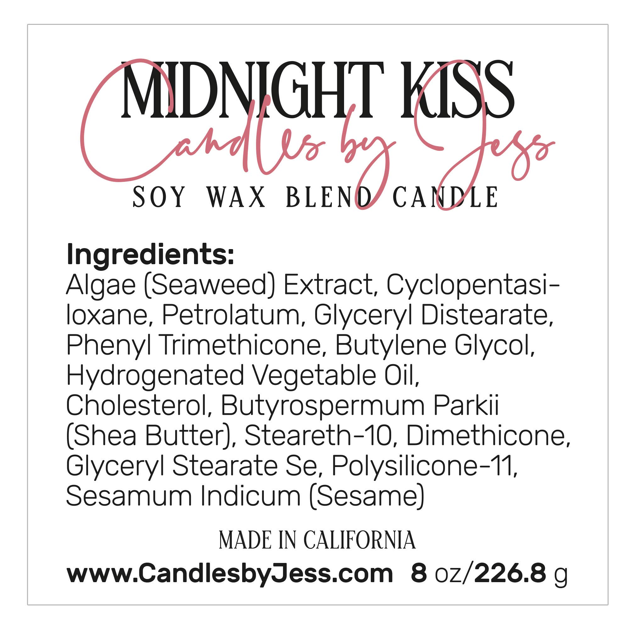 Custom Square Ingredient & Cosmetic Labels - Personalized Product Stickers for DIY Projects | Square Candle Labels, Logo Stickers for Home & Business Use
