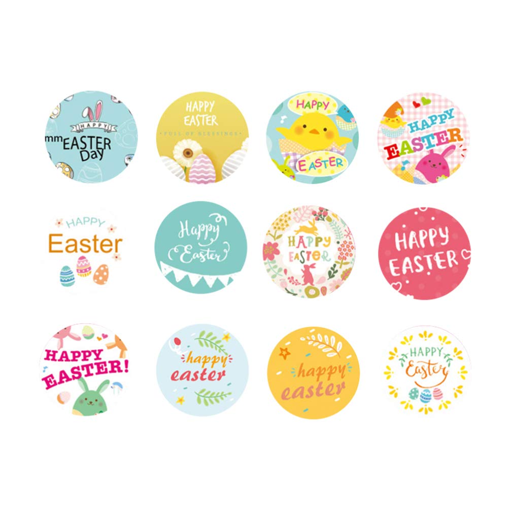 Cute Cartoon Easter Stickers - Decorative Easter Seal Stickers for Party Wrapping, Home Decor & Store Displays | Perfect for Easter Crafts, Gift Wrapping & Scrapbooking