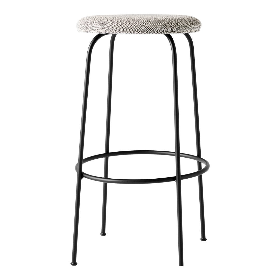Afteroom Modern Bar Stool - Upholstered Seat with Metal Legs - Perfect for Kitchen Islands, Breakfast Bars & Home Bars
