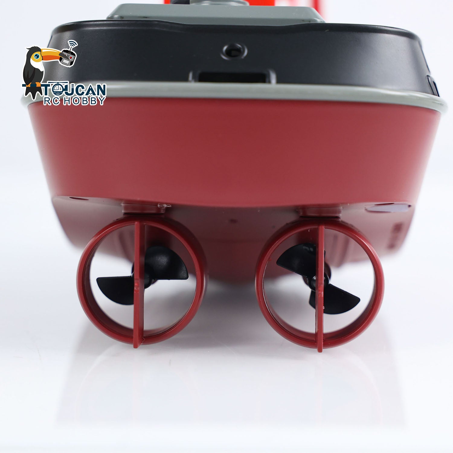 1/72 Scale Heng Long 2.4GHz Remote Control Tugboat - Dual Motor RC Towboat with Powerful Simulation - Ready to Run (RTR) 23x10x15cm - Perfect for Pool, Lake or Bathtub Water Play