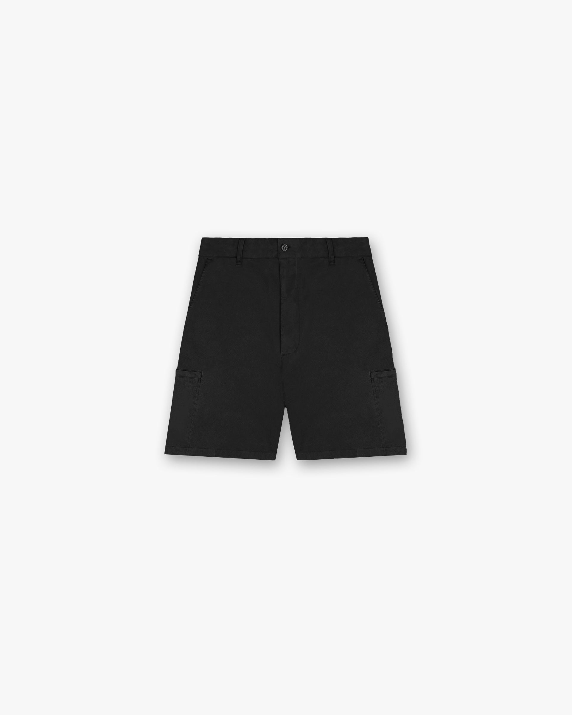 Men's Cargo Shorts - Jet Black - Durable & Comfortable Casual Shorts for Outdoor Activities, Hiking, and Summer Wear
