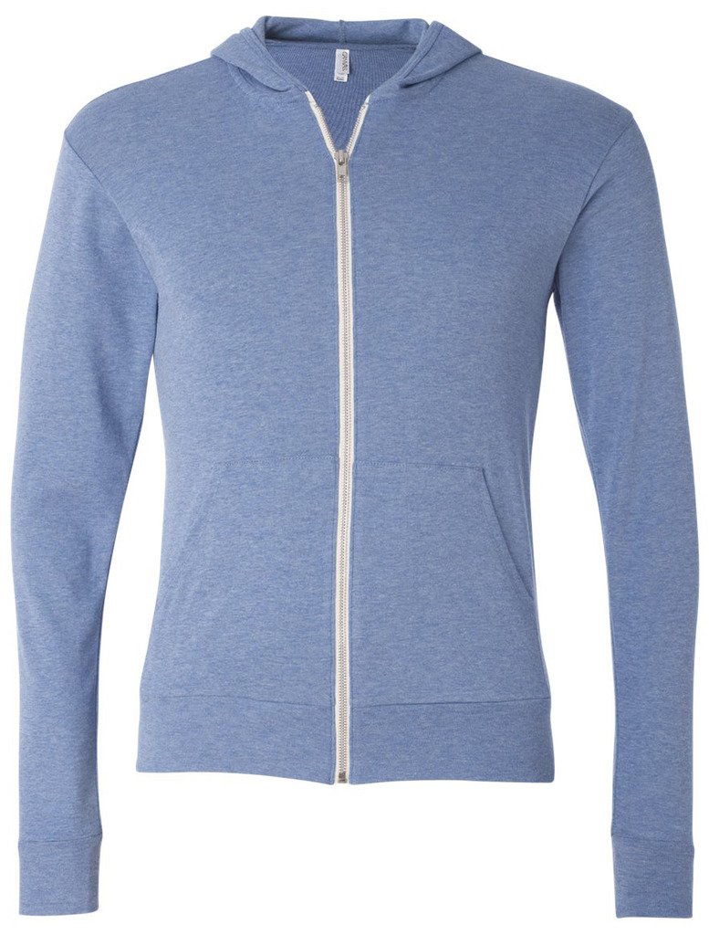 Men's Lightweight Full-Zip Yoga Hoodie - Breathable Workout Jacket for Yoga, Gym & Outdoor Activities