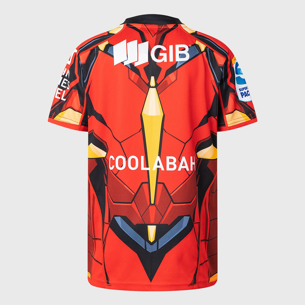 Iron Man Kids Rugby Shirt - Classic Crusaders Replica Jersey for Boys - Perfect for Halloween, Cosplay & Sports Events