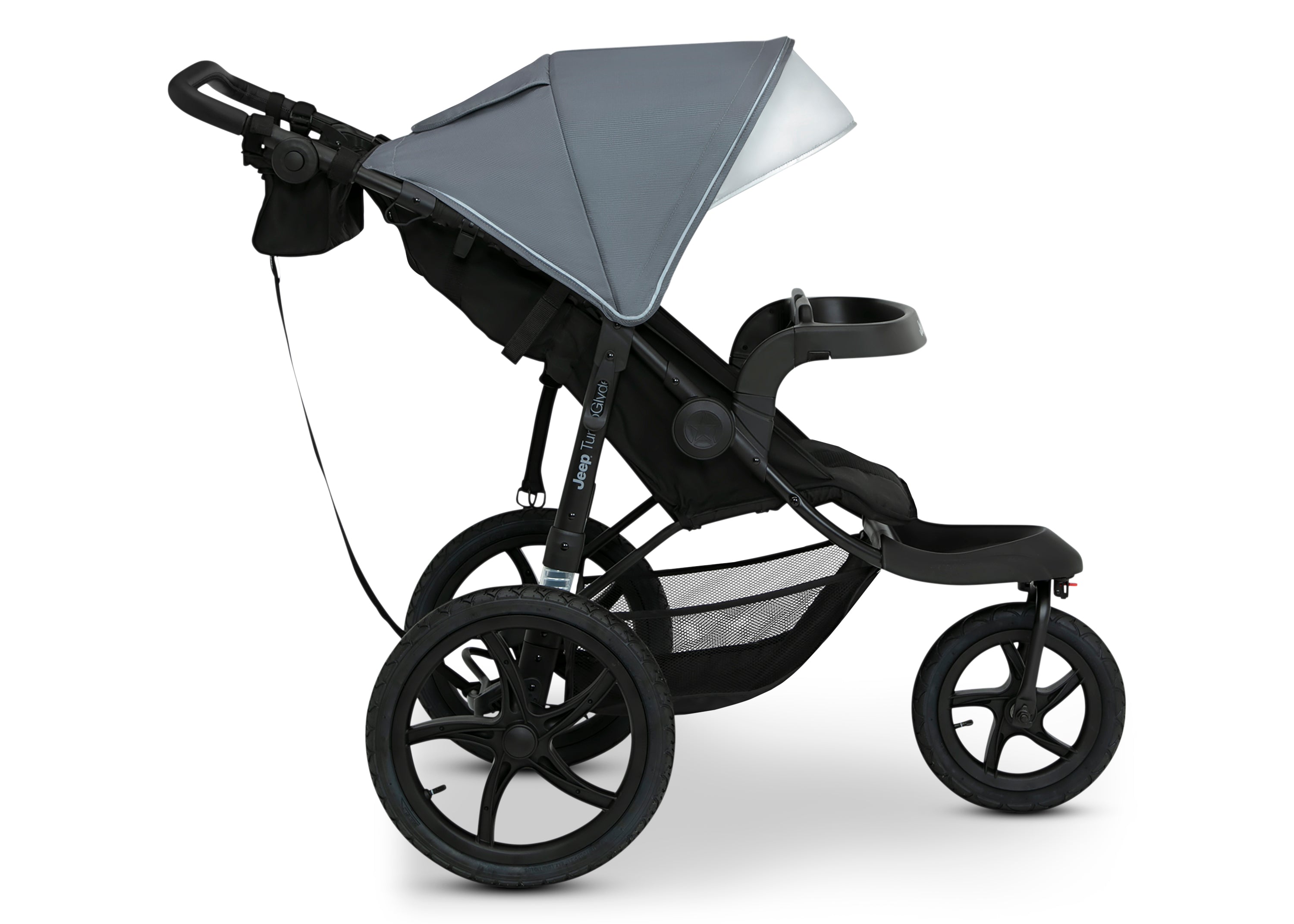 Jeep TurboGlyde All-Terrain Jogging Stroller for Running & Outdoor Adventures - Lightweight Baby Stroller with Shock Absorption for Smooth Rides on Trails, Parks & City Streets
