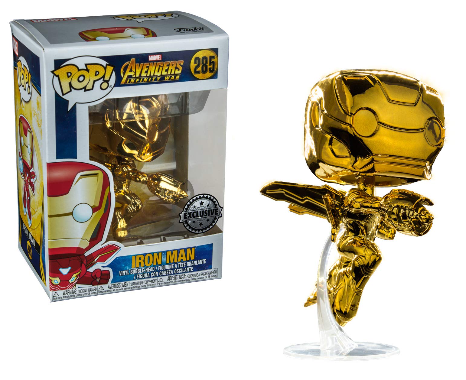 Avengers Infinity War Iron Man #285 Pop Vinyl Figure - Collectible Marvel Superhero Toy for Display & Gifts - Perfect for Marvel Fans, Home Decor, and Office Desk Accessories