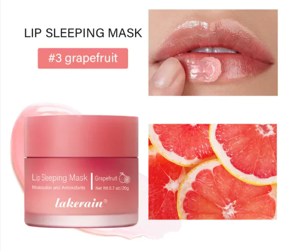 New Sleep Lip Balm - Fade Lip Lines, Exfoliate & Hydrate Dry Lips | Overnight Nourishing Treatment for Soft, Smooth Lips | Perfect for Nighttime Care & Chapped Lip Relief