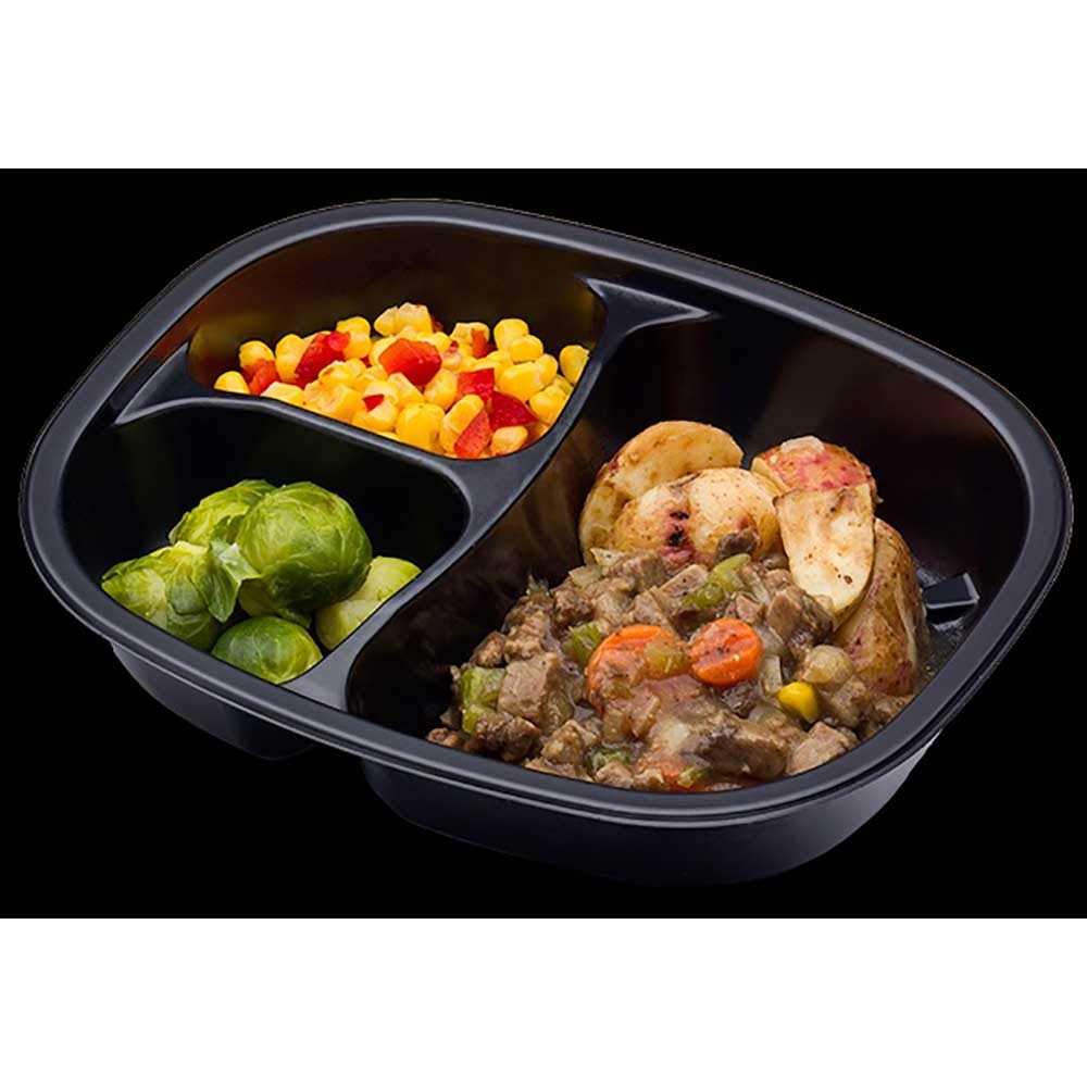 Premium Golden Gourmet Beef & Vegetables in Sauce with Roasted Potatoes - Ready-to-Eat Meal (13.25 oz, Pack of 20) | High Protein Convenient Frozen Dinner for Busy Professionals & Family Meals