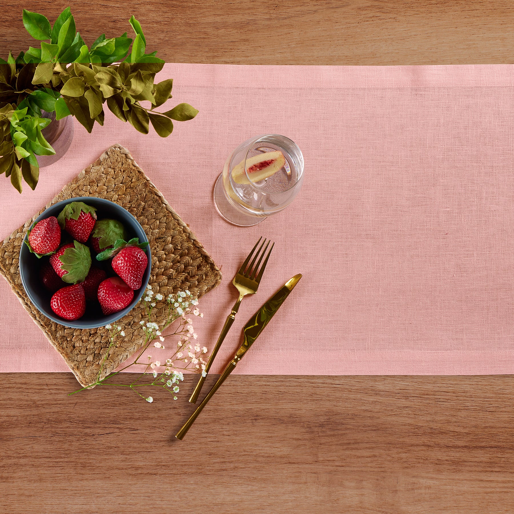Elegant Diana Medium Weight Table Runner - Perfect for Dining Tables, Weddings, and Holiday Decor - 60-Inch Linen Table Runner for Stylish Home Decor