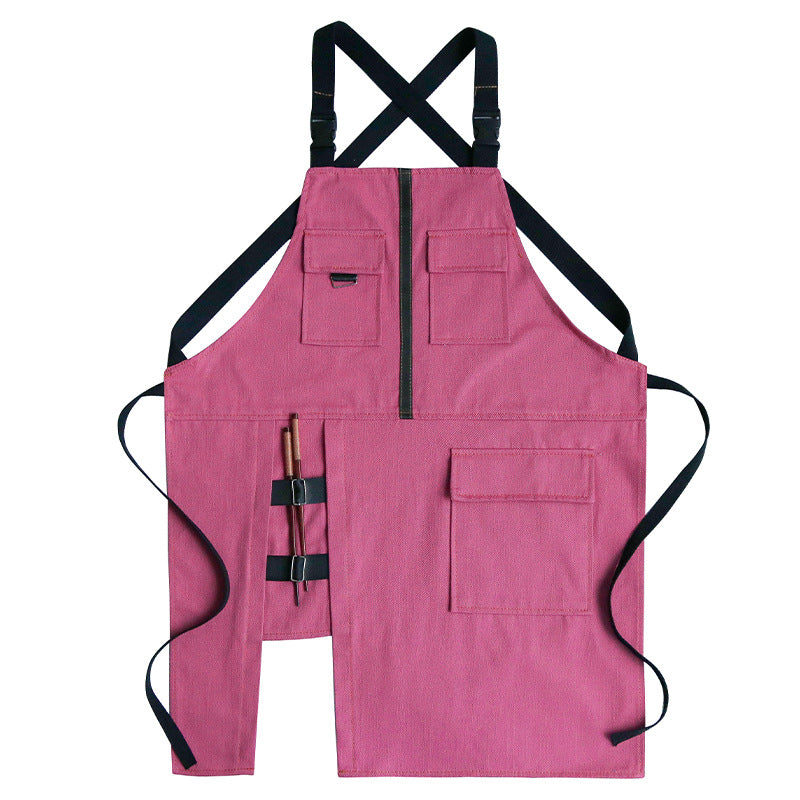Durable Denim Work Apron for Men & Women - Heavy-Duty Adjustable Waist Protection - Perfect for Cooking, Gardening & DIY Projects