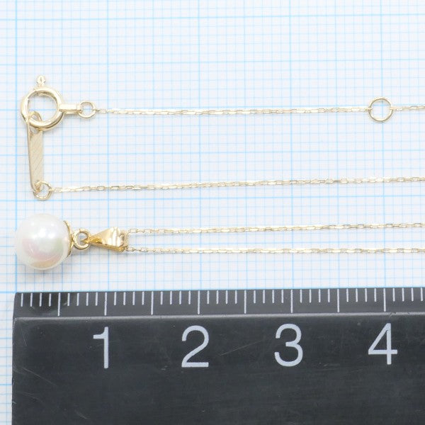 18K Yellow Gold Pearl Necklace for Women - Elegant Pearl Jewelry Gift for Birthday, Anniversary & Wedding | Perfect for Formal Events & Special Occasions