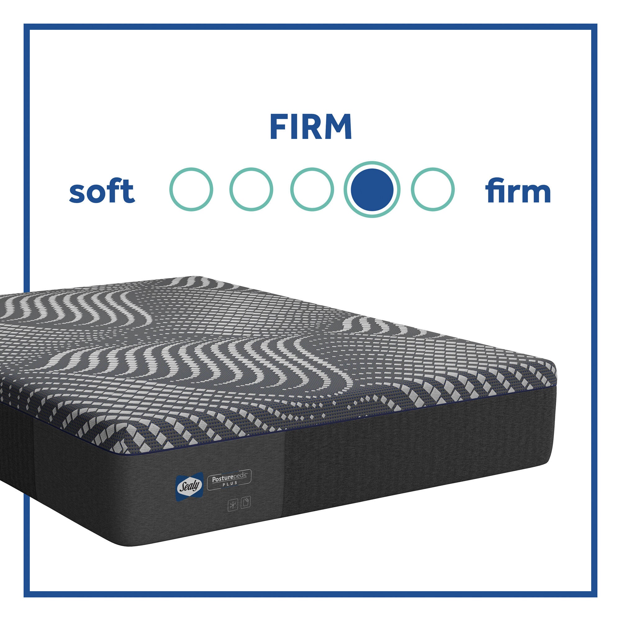 Sealy Posturepedic Plus Foam Albany Firm Mattress - Queen Size, Orthopedic Support for Back Pain Relief, Cool Sleep Technology - Perfect for Master Bedrooms & Guest Rooms