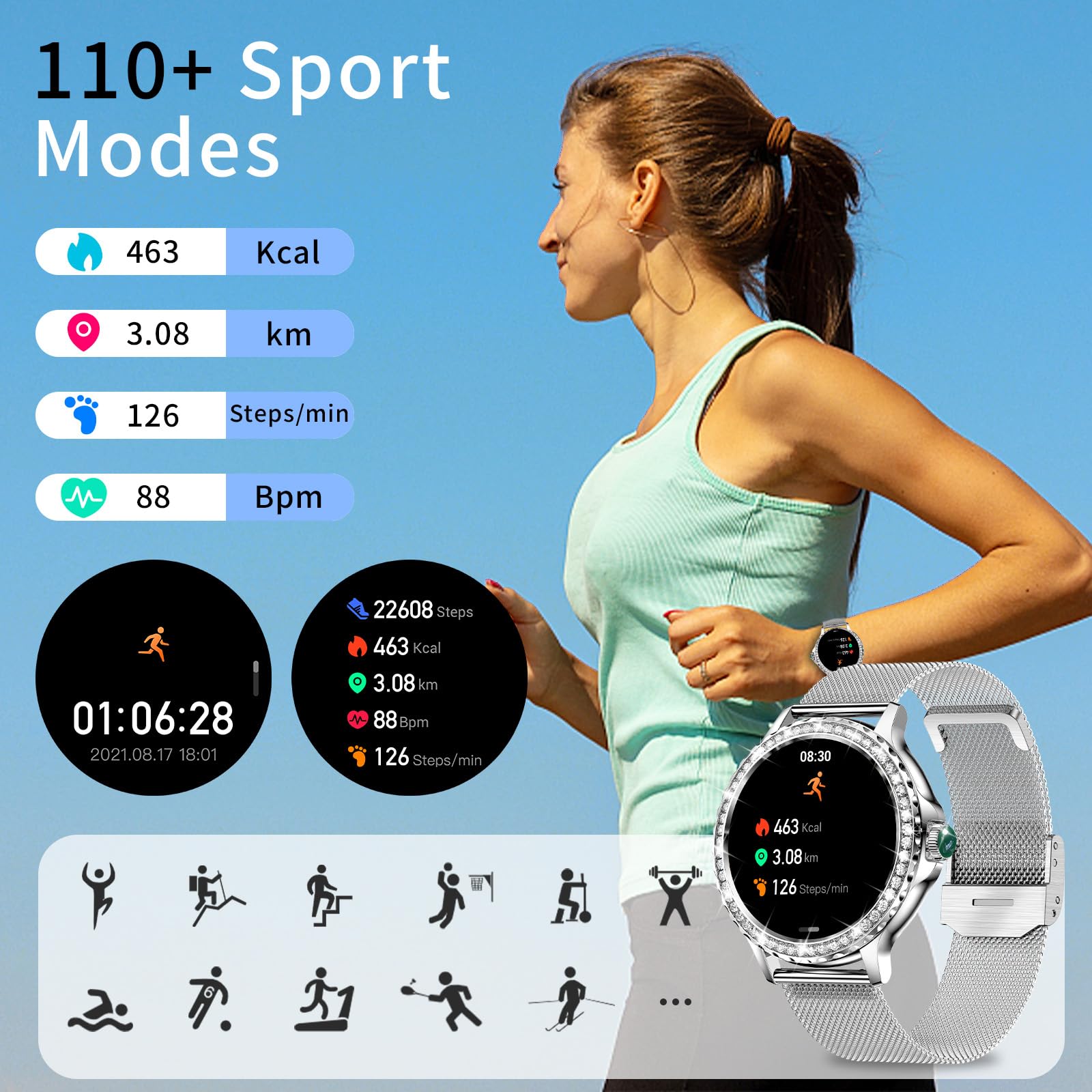 Smart Watch for Women - 1.3