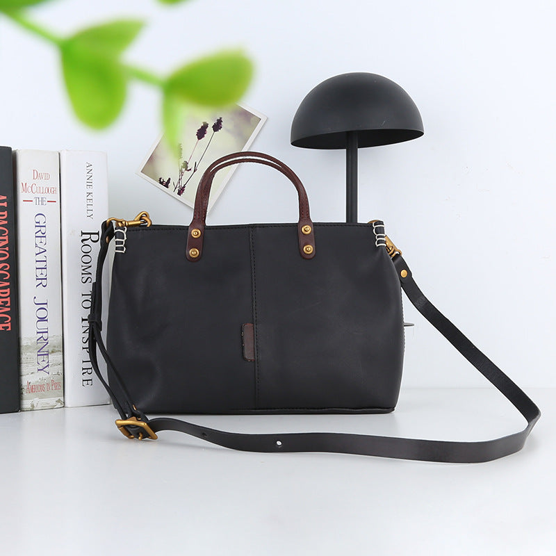 Handmade Italian Leather Work Handbag for Women - Elegant & Durable Professional Office Bag, Business Tote, Travel & Everyday Use