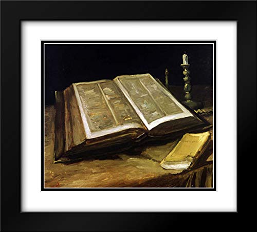 Black Modern Wood Frame with Double Matting