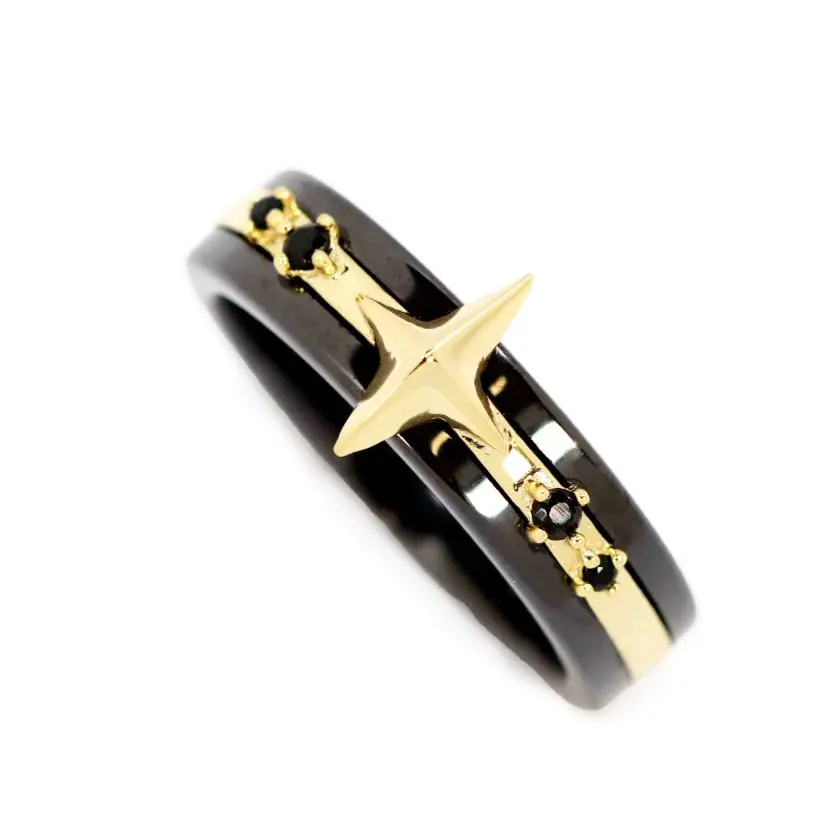 Dark Justice Ring for Men - Gothic Stainless Steel Skull Band Ring - Perfect for Punk, Rock, and Biker Style Fashion Accessories