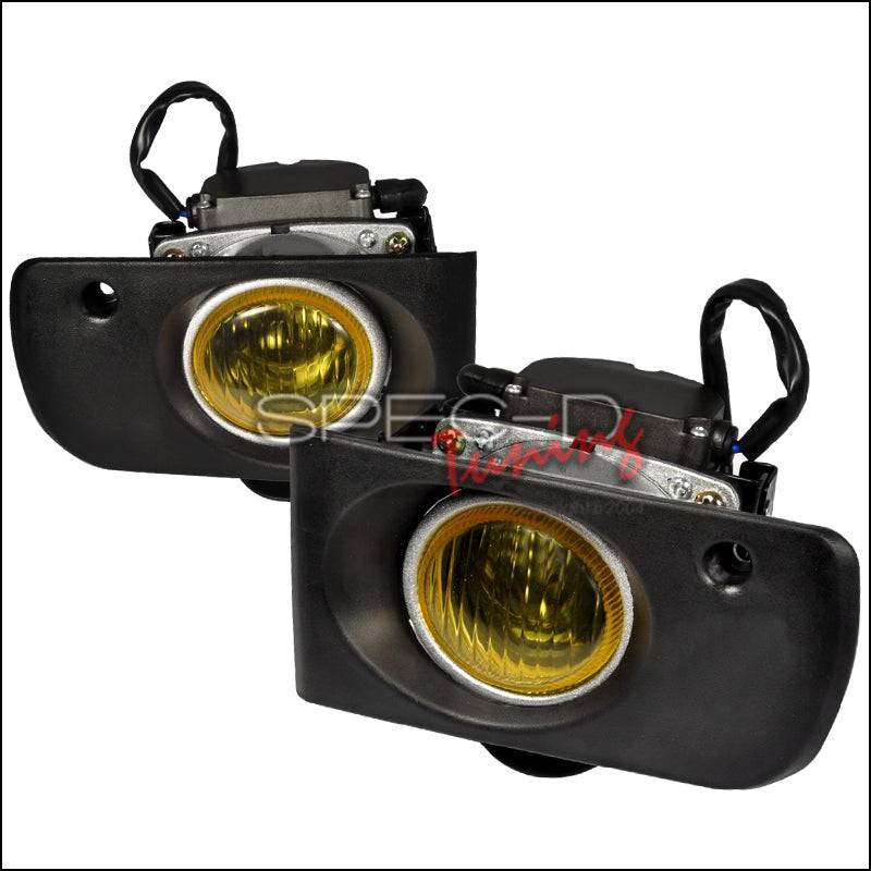 1994-1997 Acura Integra OEM Style Yellow Fog Light Kit - Durable Replacement Fog Lights for Improved Night Visibility - Perfect for Driving in Foggy Conditions or Low Light Areas
