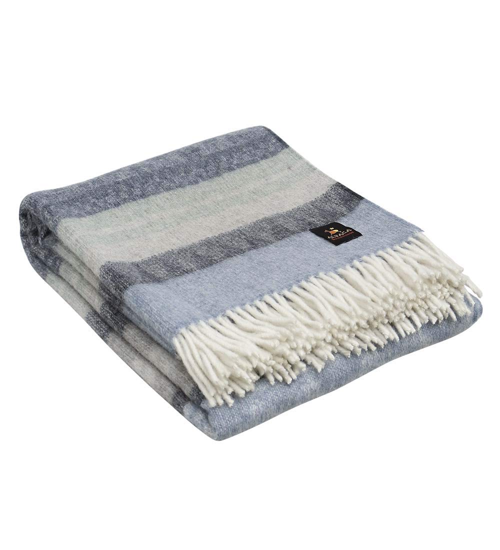 Premium Alpaca Wool Blanket Throw - Soft & Warm Cherokee Design - 72