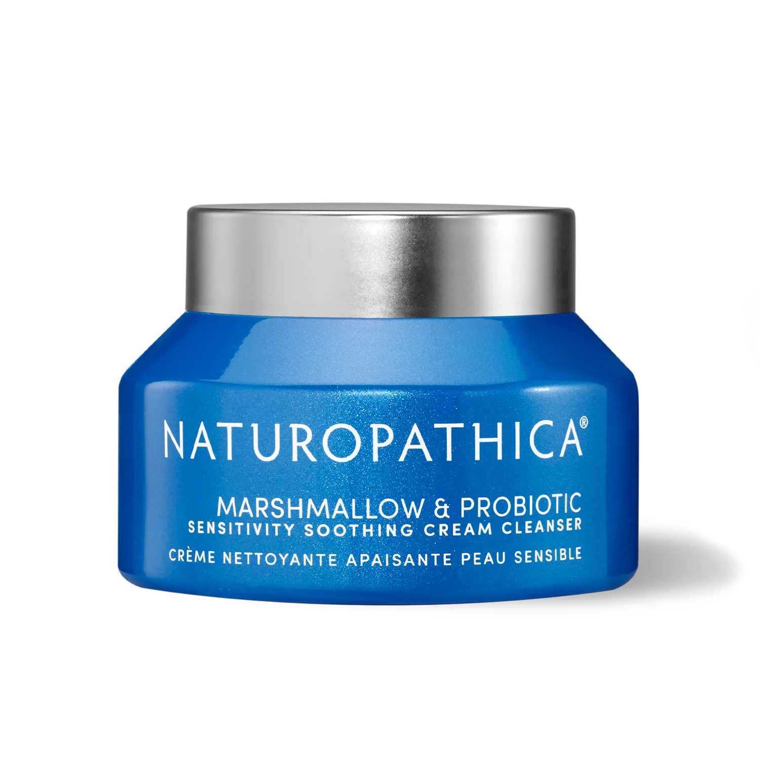 Naturopathica Marshmallow & Probiotic Sensitive Skin Soothing Face Cleanser - Gentle Daily Facial Wash for Dry, Irritated Skin - Perfect for Morning & Night Skincare Routine