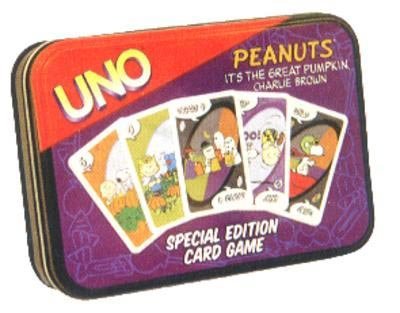 Sababa Toys The Great Pumpkin Charlie Brown UNO Card Game - Fun Family Game Night & Halloween Party Activity