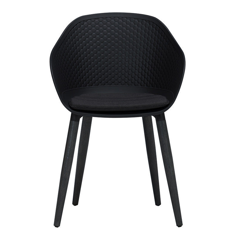 UNITY Arm Chair - Dark Grey & Black Modern Accent Chair for Living Room, Office, or Lounge - Comfortable & Stylish Seating Solution