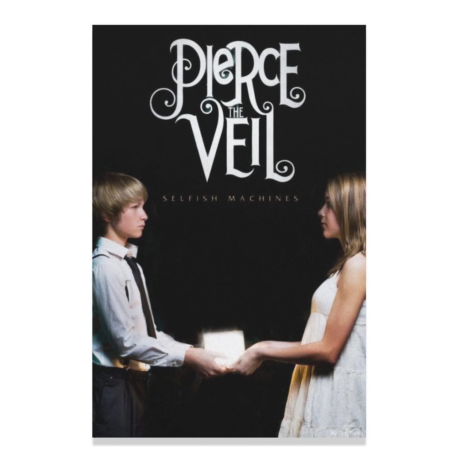 Pierce The Veil - Selfish Machines Canvas Poster | 12x18 Inch (30x45cm) | Wall Art for Bedroom, Office & Sports Fan Room Decor | Perfect for Music Lovers & Alternative Rock Fans