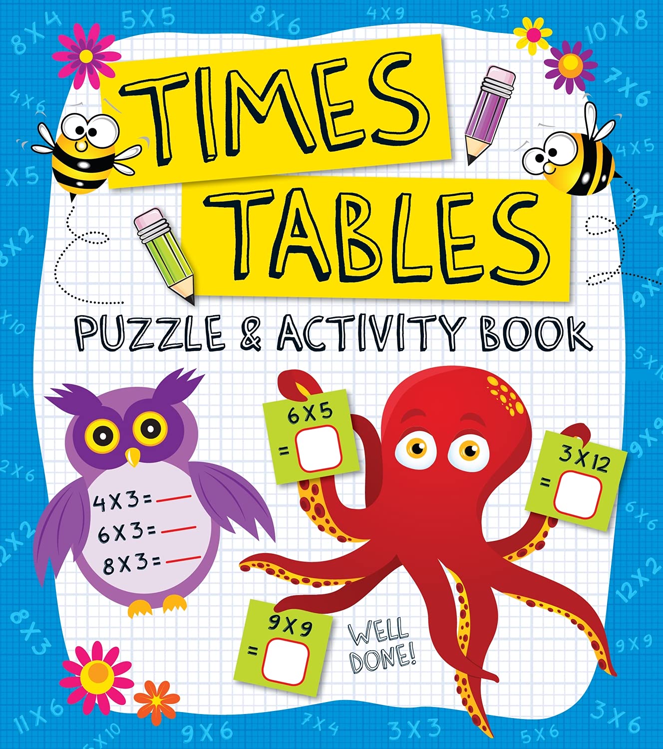 Times Tables Puzzle & Activity Book for Kids - Fun Math Learning Games for Multiplication Practice - Perfect for Homeschooling & Classroom Activities