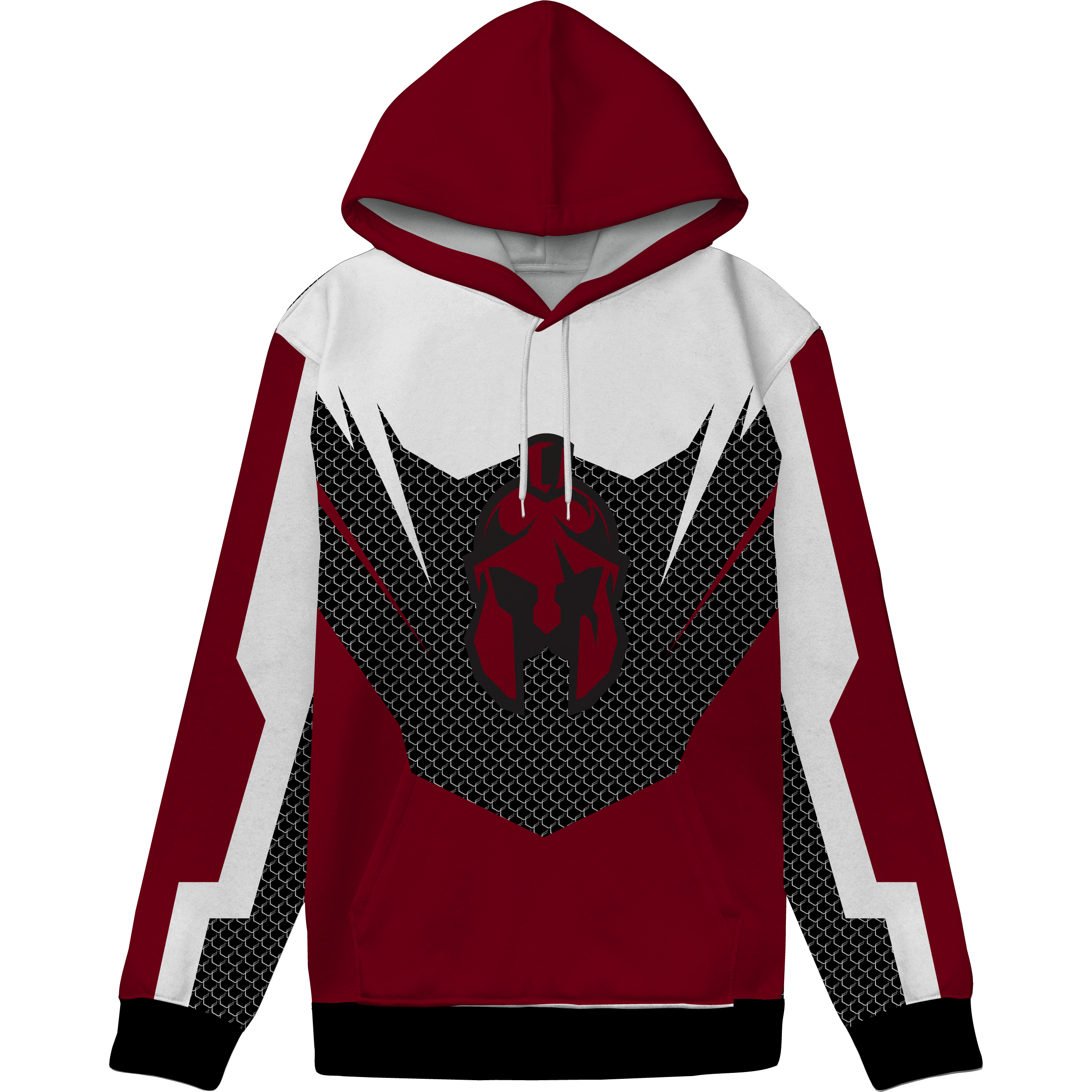 Custom Sublimated Hoodie - Design Code 115 - Breathable & Lightweight Pullover for Sports, Gym & Outdoor Activities
