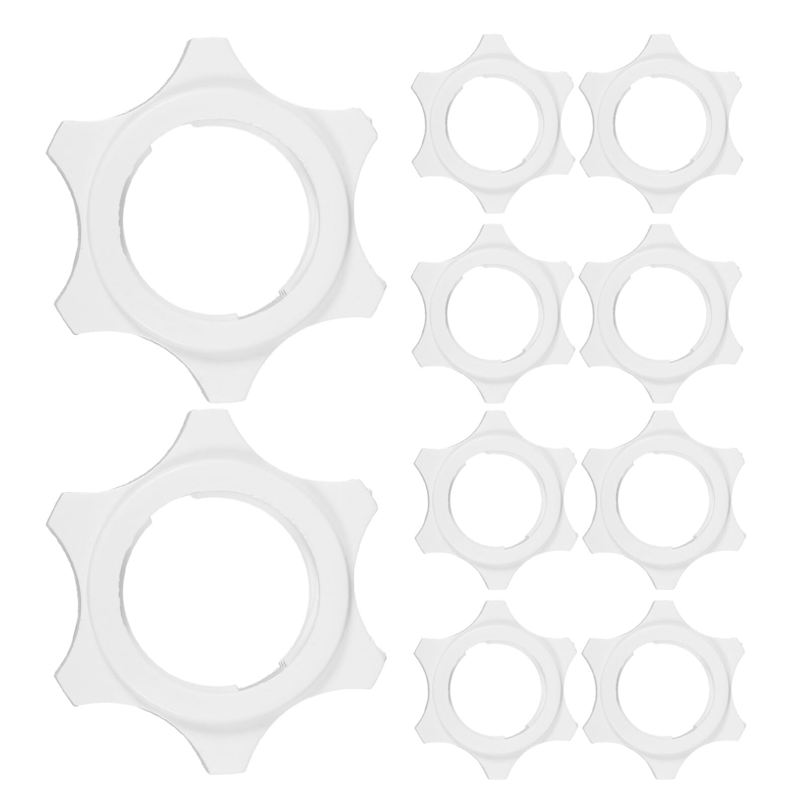 ARTIBETTER 10Pcs Electric Fan Nuts Replacement Kit - Small Plastic Fan Nuts for Household Electric Fans - Perfect for DIY Fan Repair and Maintenance