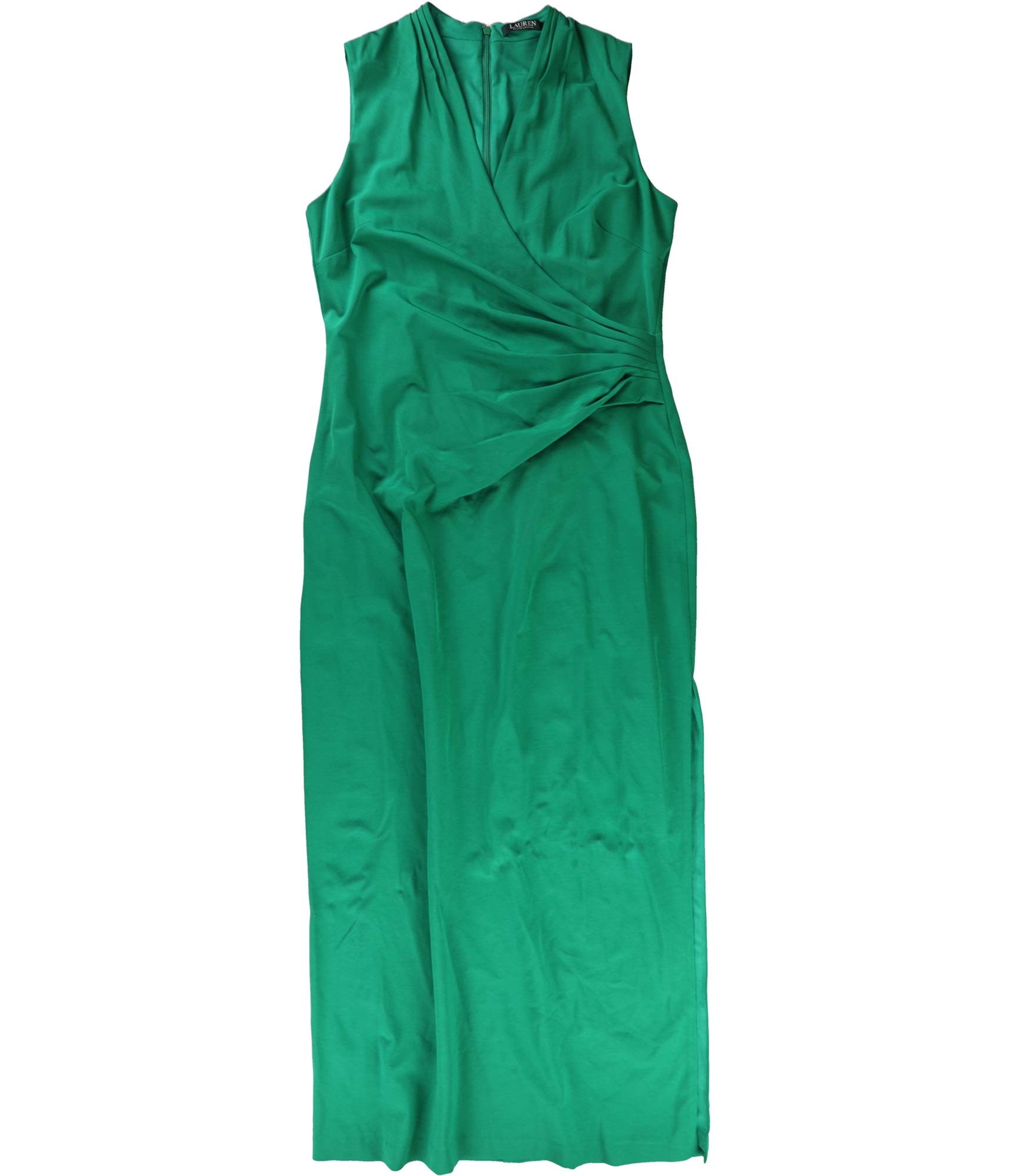 Ralph Lauren Women's Ruched Gown Dress - Elegant Formal Evening Gown for Weddings, Parties & Special Occasions