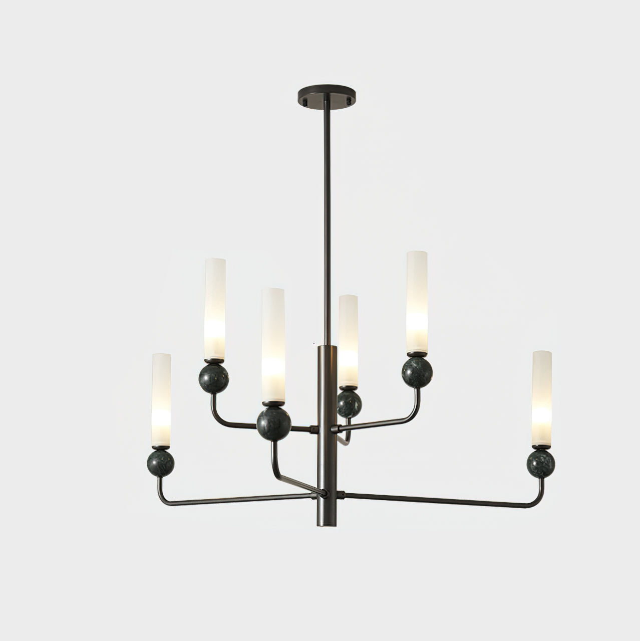 Delie Crystal Chandelier - Elegant Modern Ceiling Light Fixture for Dining Room, Bedroom & Living Room | Perfect for Home Decor, Wedding & Luxury Interior Lighting