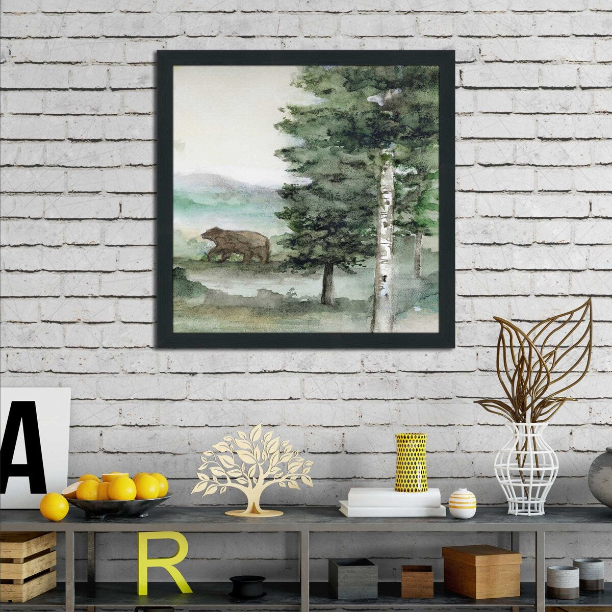Bear Mountain by Nan 2 - Premium Acrylic Wall Art Print - Nature Landscape Decor for Living Room, Bedroom & Office