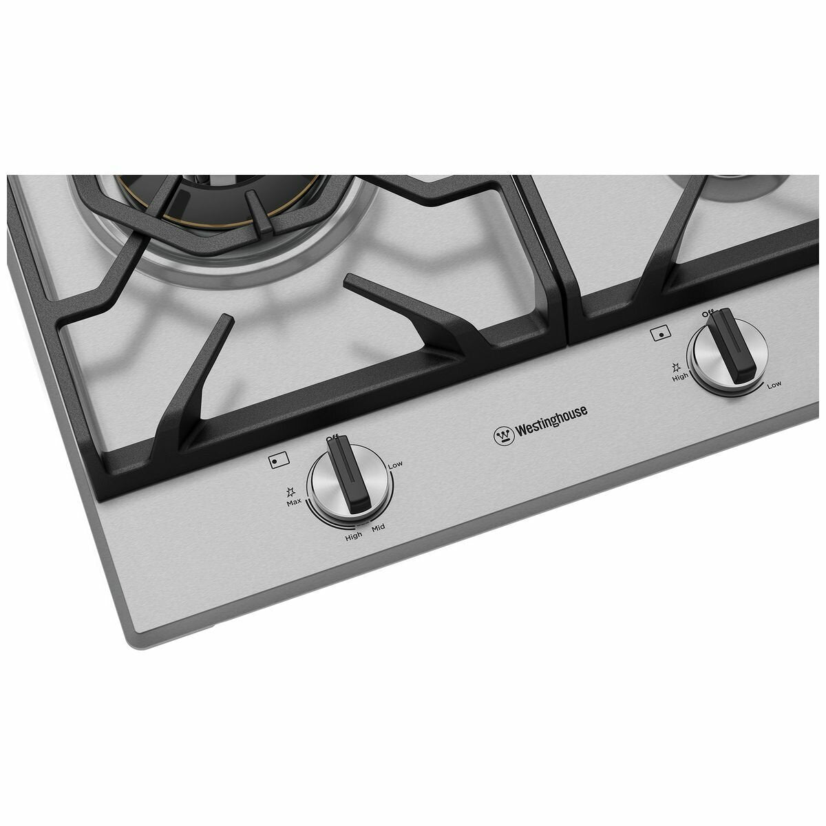 Westinghouse 75cm 5 Burner Natural Gas Cooktop WHG758SC - Premium Stainless Steel Gas Stove for Modern Kitchens | Perfect for Home Cooking, Entertaining & Professional Chefs
