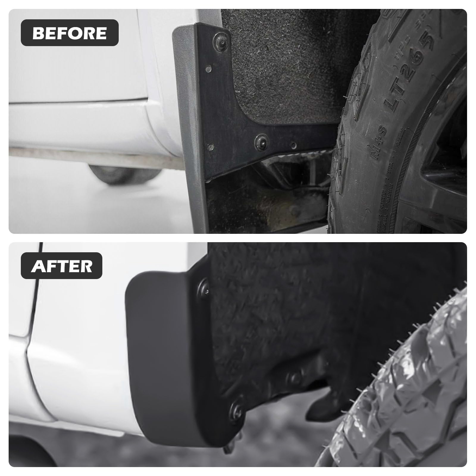 Mud Flap Delete Kit for Chevy Silverado 1500 (2019-2025) | Mud Guards Removal Accessories | Off-Road & Custom Truck Modification Upgrade