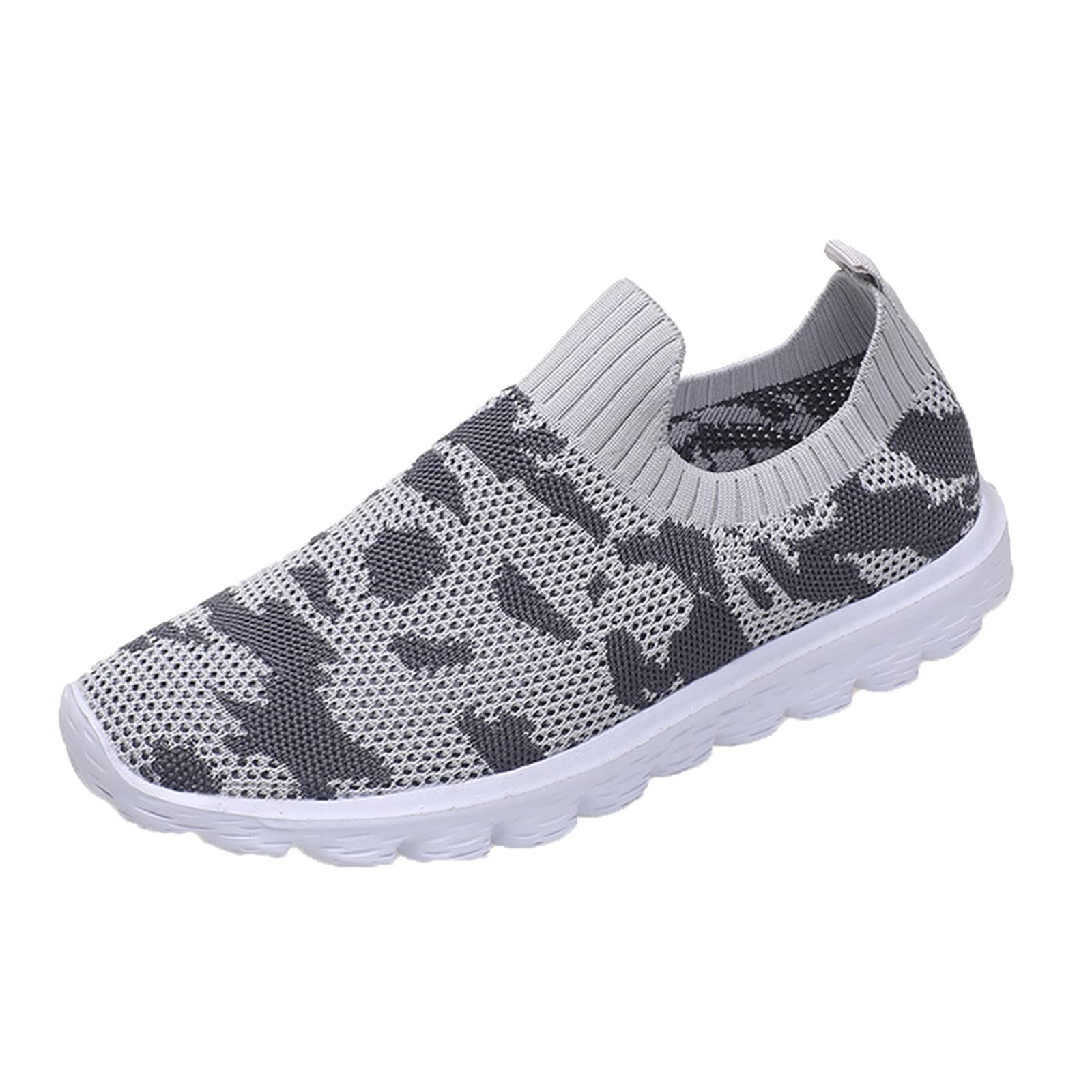 Breathable Women's Summer Sneakers - Striped Mesh Casual Shoes for Comfort & Style | Perfect for Walking, Running & Beach Activities