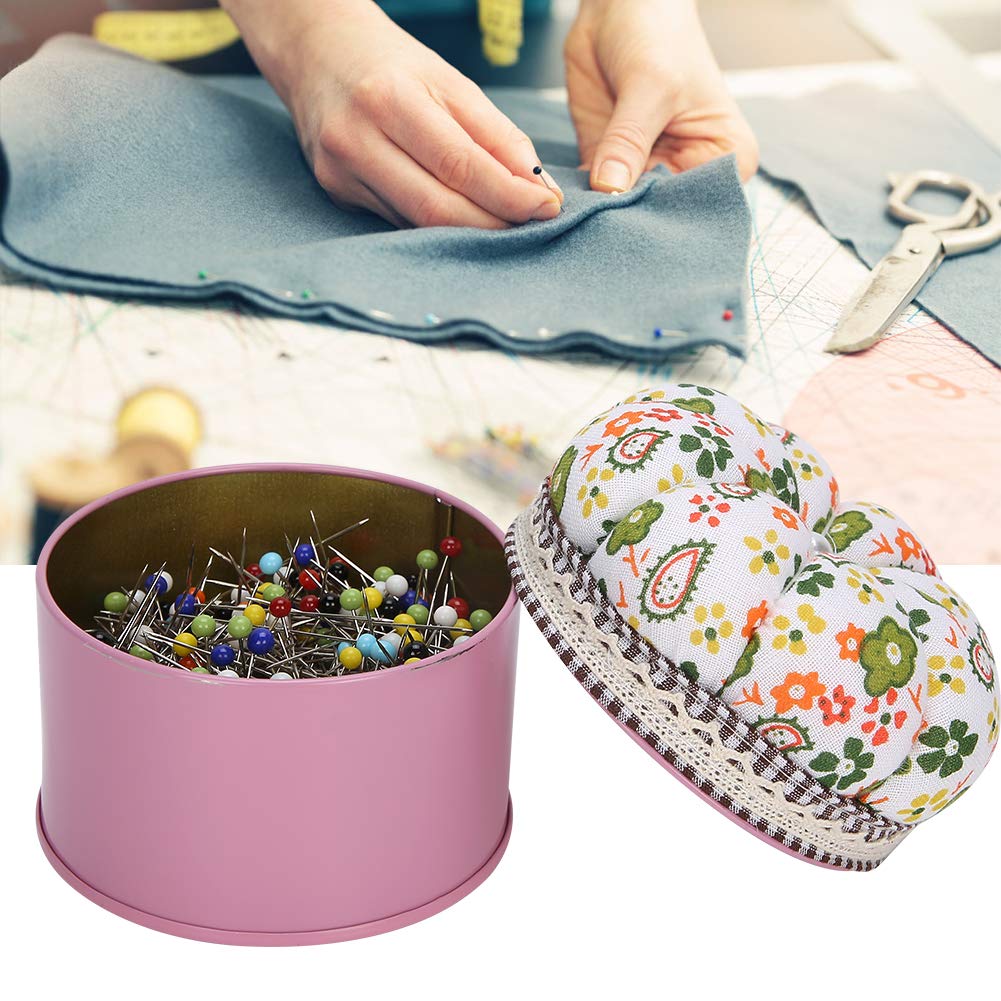 500Pcs Sewing Pins for Quilting & DIY Crafts with Cushion Holder - Perfect for Dressmaking & Fabric Projects