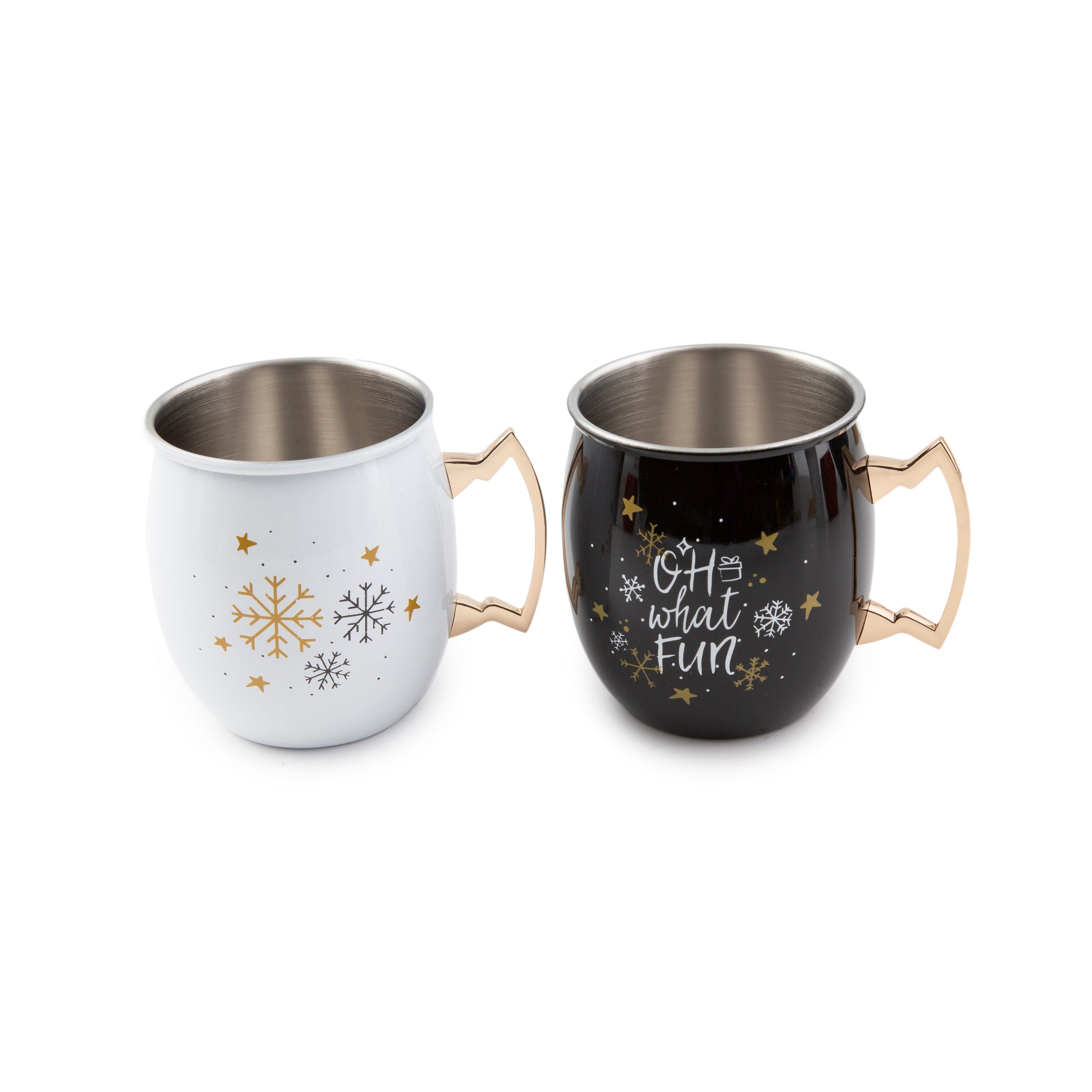 Premium Moscow Mule Mugs Set of 2 - Copper Cocktail Cups with Insulated Design for Chilled Drinks - Perfect for Parties, Gifts & Home Bar Use