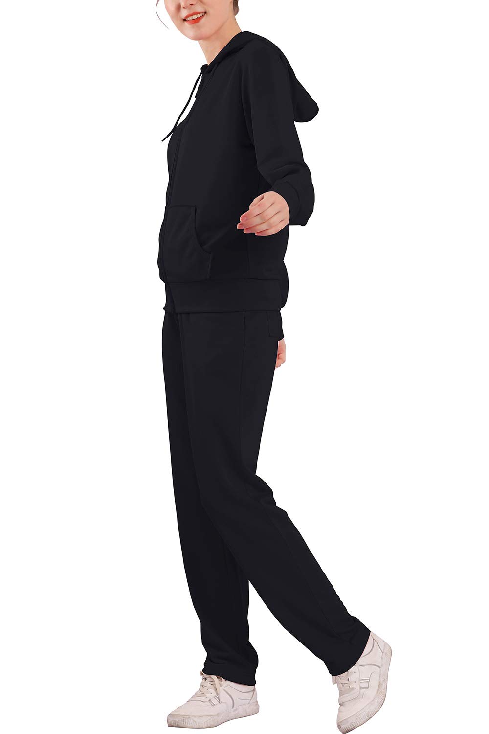 Women's Casual 2-Piece Track Suit Set - Comfortable Sweatsuit for Running, Yoga & Lounge Wear