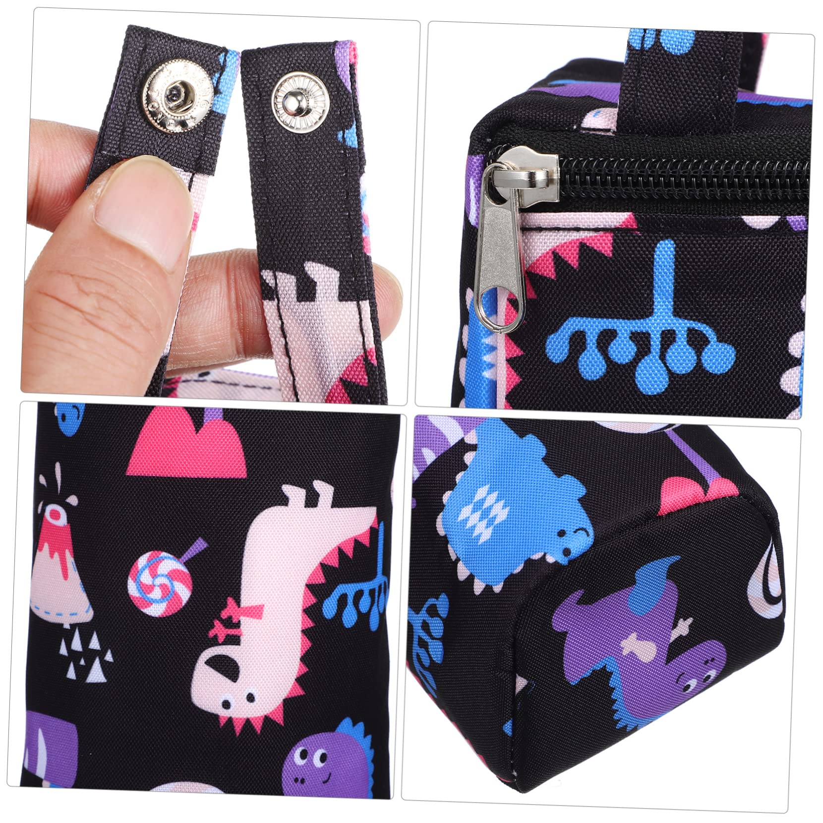 GRIRIW 2-Pack Insulated Baby Bottle Bags with Cute Cartoon Design - Thermal Milk Bottle Holder for Backpack, Portable Breastmilk Storage & Feeding - Perfect for Daycare, Travel & On-the-Go Moms