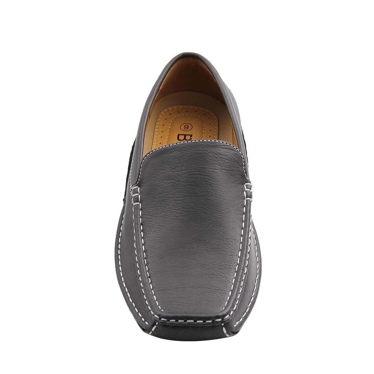Stylish & Comfortable Men's Slip-On Dress Shoes with Padded Insole - Genuine Leather Classic Loafers for Business, Office & Formal Occasions