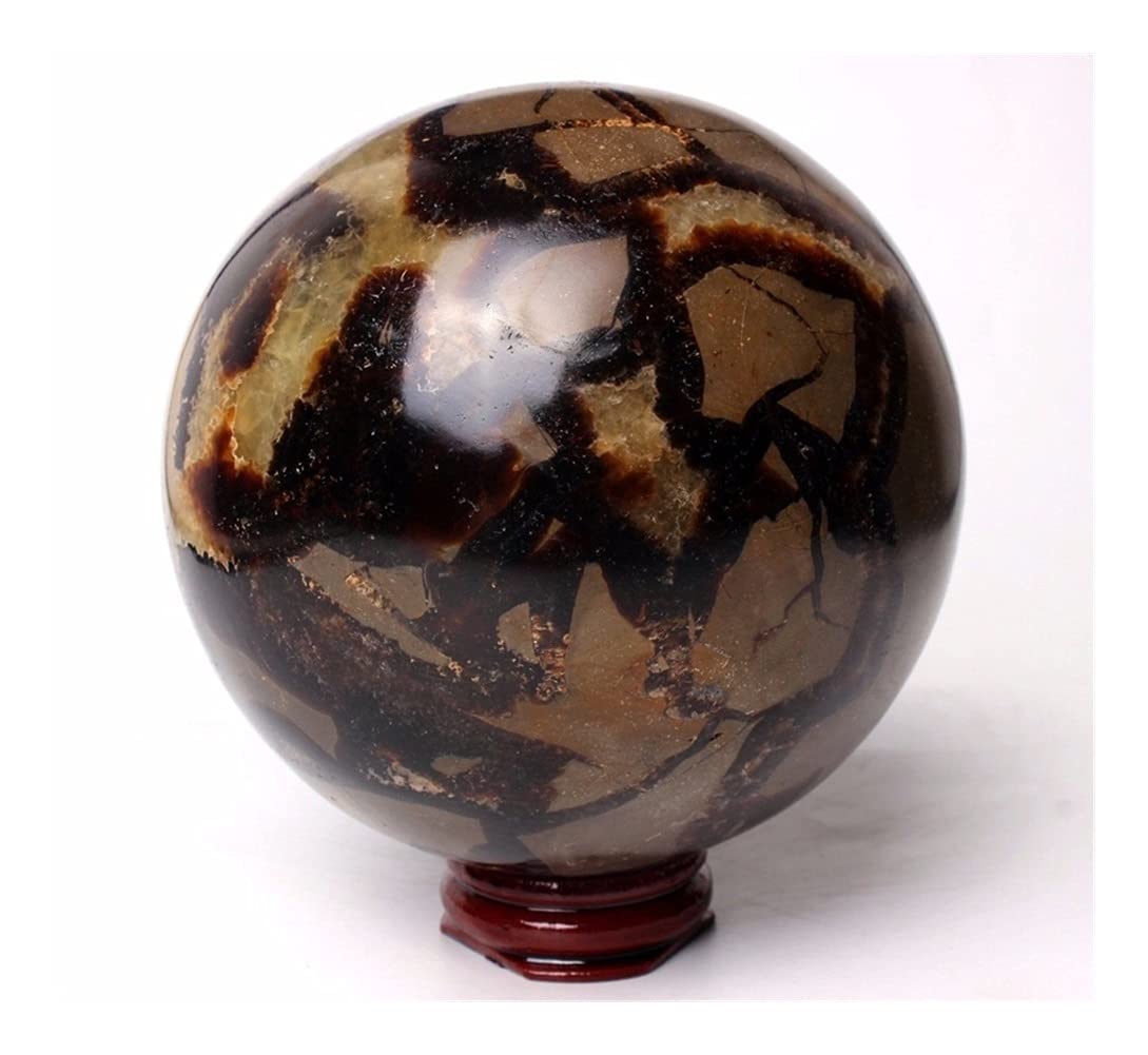 Rare Septachent Dragon Gem Geode Mineral Specimen - 900g to 1100g Natural Crystal for Home Decor & Healing | WGPHD Salute e Famiglia Collection | Perfect for Meditation, Feng Shui & Mineral Displays