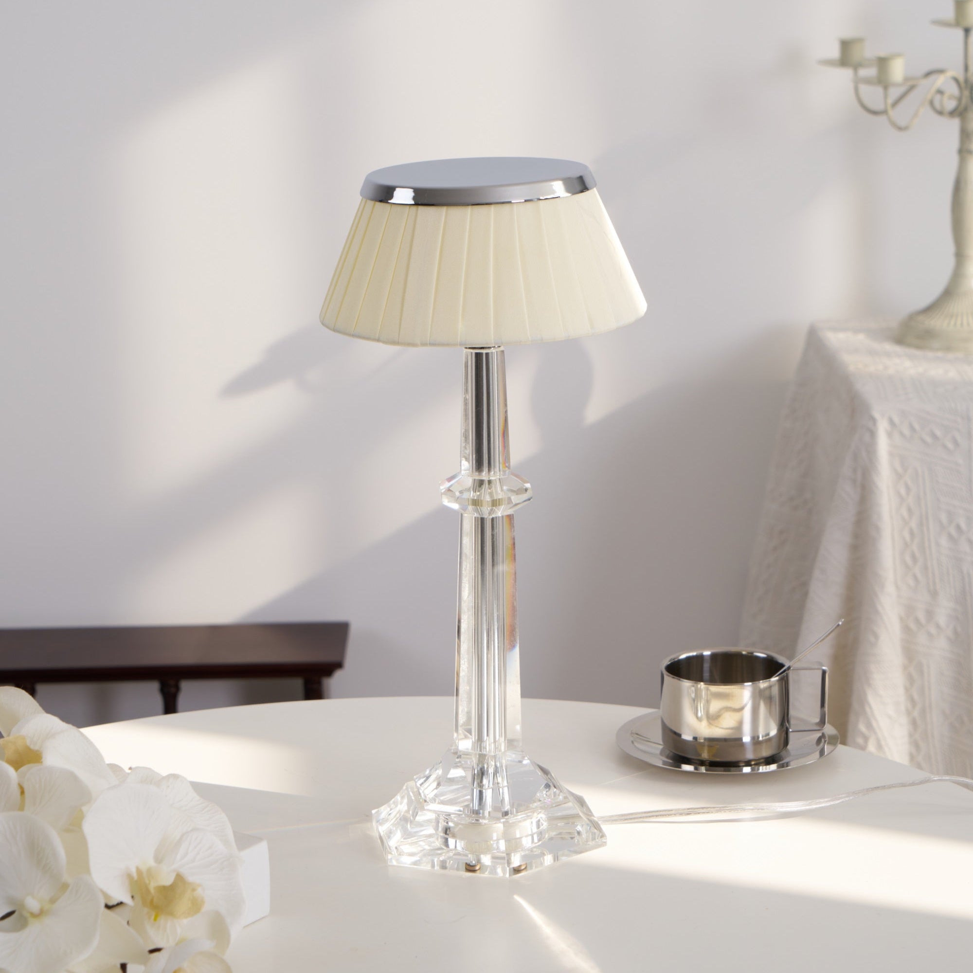 Versailles Table Lamp - Elegant French-Inspired Home Decor for Living Room, Bedroom & Office - Perfect for Ambient Lighting & Stylish Interior Design
