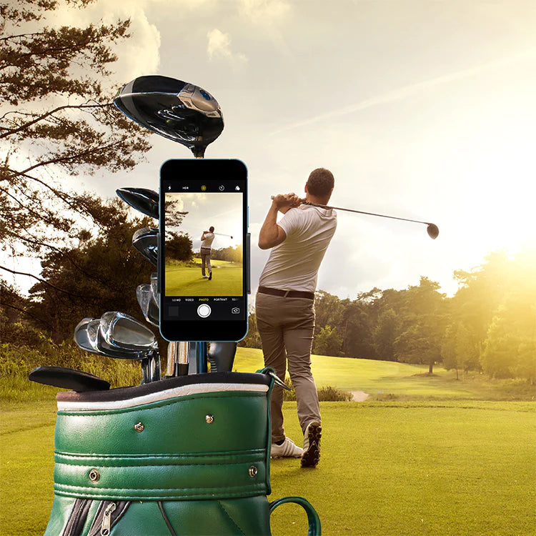 Golf Selfie Clip - Portable Phone Holder for Golf Carts & Bags | Perfect for Capturing On-Course Moments & Social Media Sharing