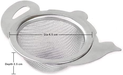 Premium Stainless Steel Tea Infuser with Bonus Utility Cup - 2-Piece Set for Loose Leaf Tea, Herbal Brewing & Kitchen Use - Perfect for Home, Office & Travel