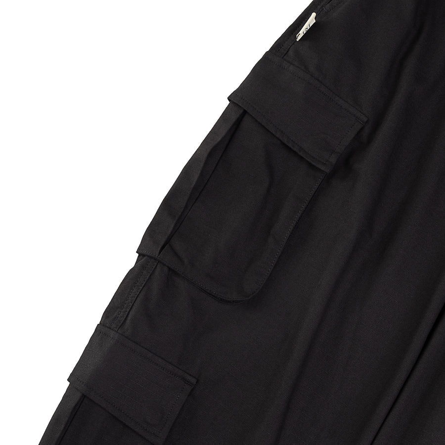 ASUSL Ripstop Four Pocket Cargo Pants for Men - Durable Tactical Work Pants - Black - Perfect for Outdoor, Hiking, and Workwear
