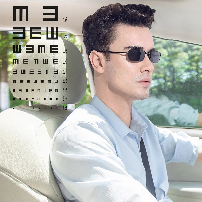 Aidien Unisex Full Rim Alloy Oval Myopic Reading Glasses Sunglasses 9126 - Lightweight Eyewear for Reading & Outdoor Activities | Perfect for Driving, Travel, and Daily Use