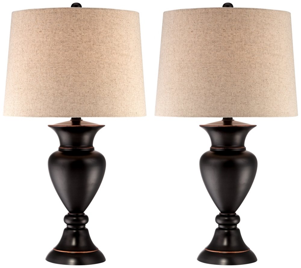 Regency Hill Traditional Table Lamps Set of 2 - 26