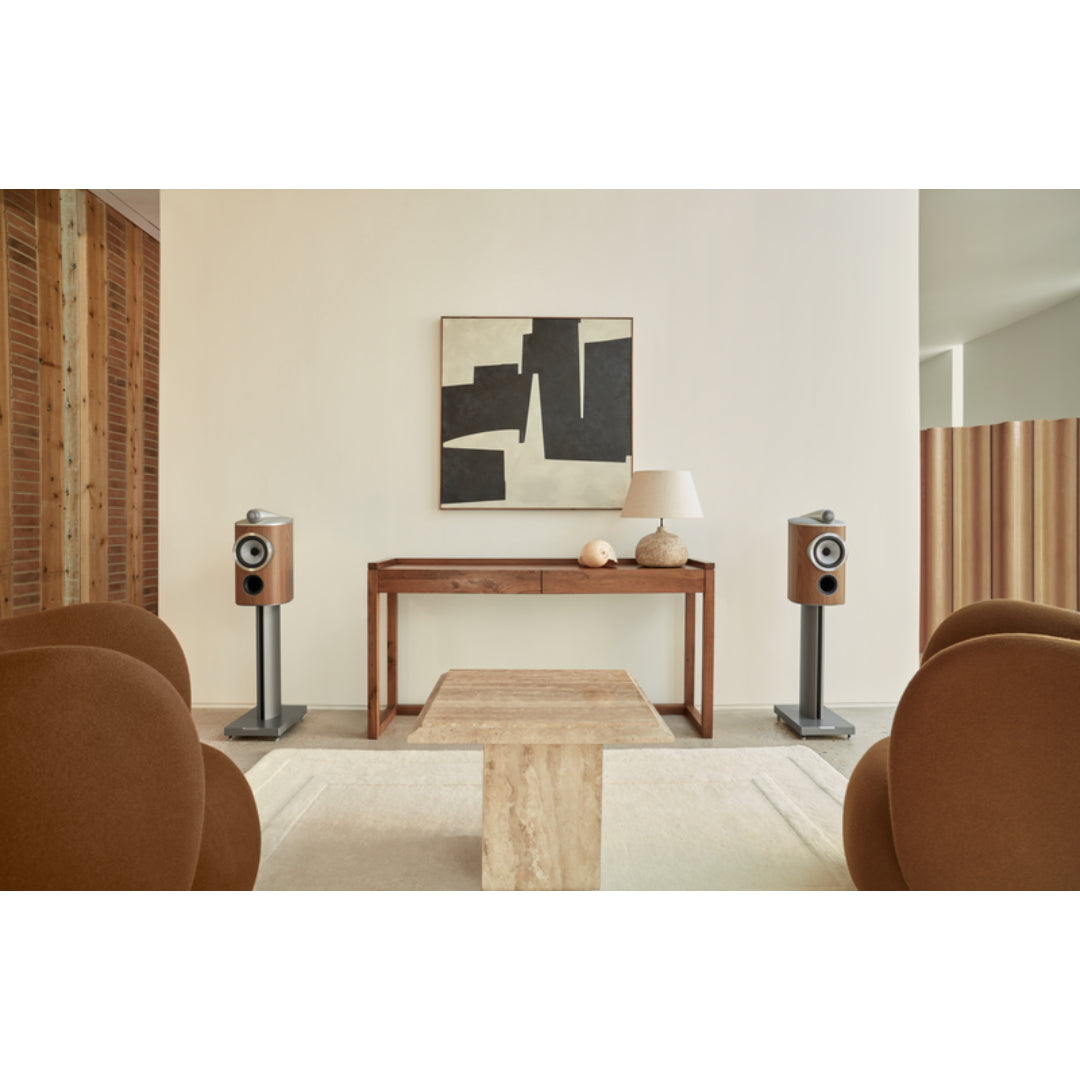 Bowers & Wilkins 805 D4 Bookshelf Speakers - Premium Stand Mount HiFi Stereo Pair for Home Theater & Audiophile Listening