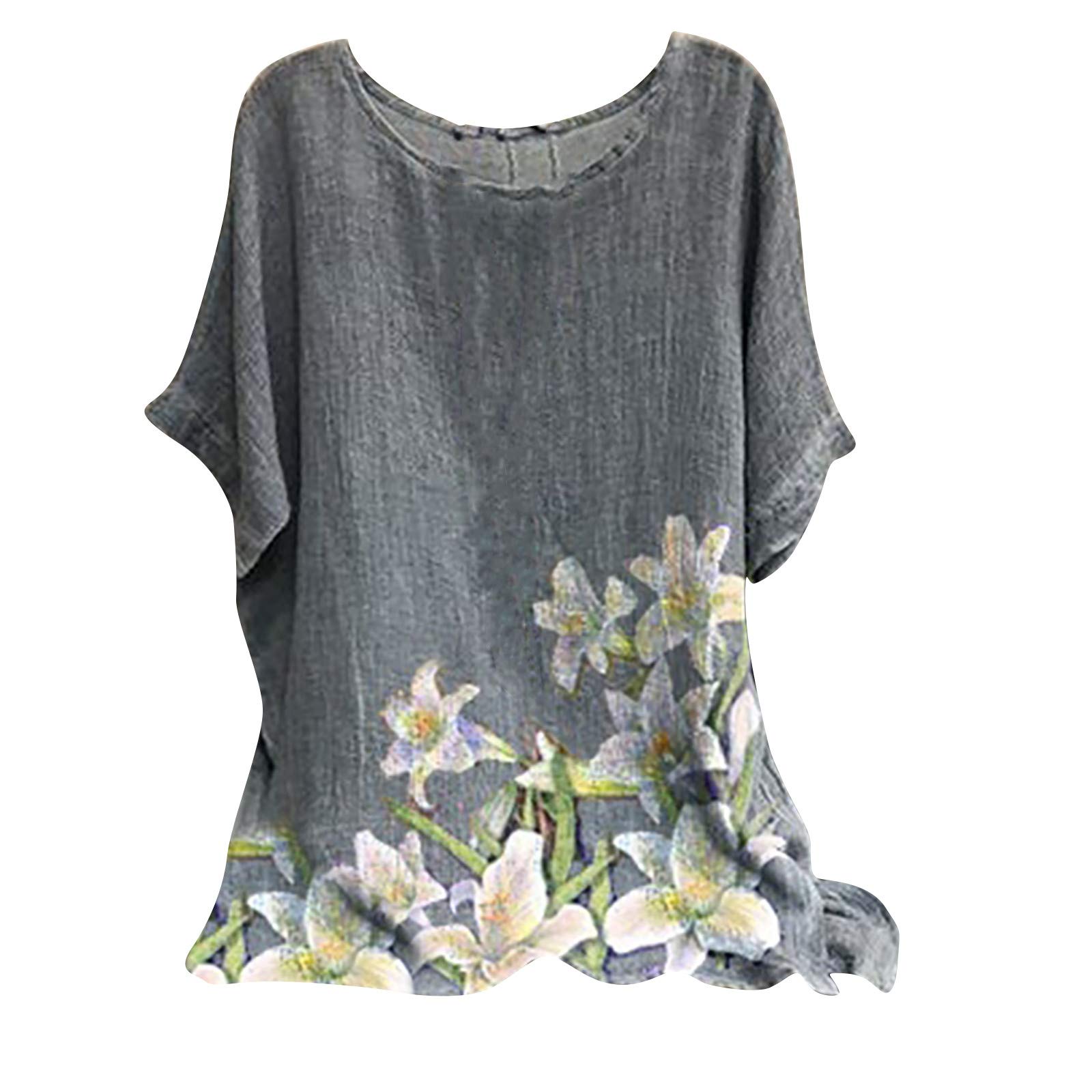 UNIPIN Women's Linen Shirts - Breathable Summer Blouses for Casual Wear & Beach Outfits