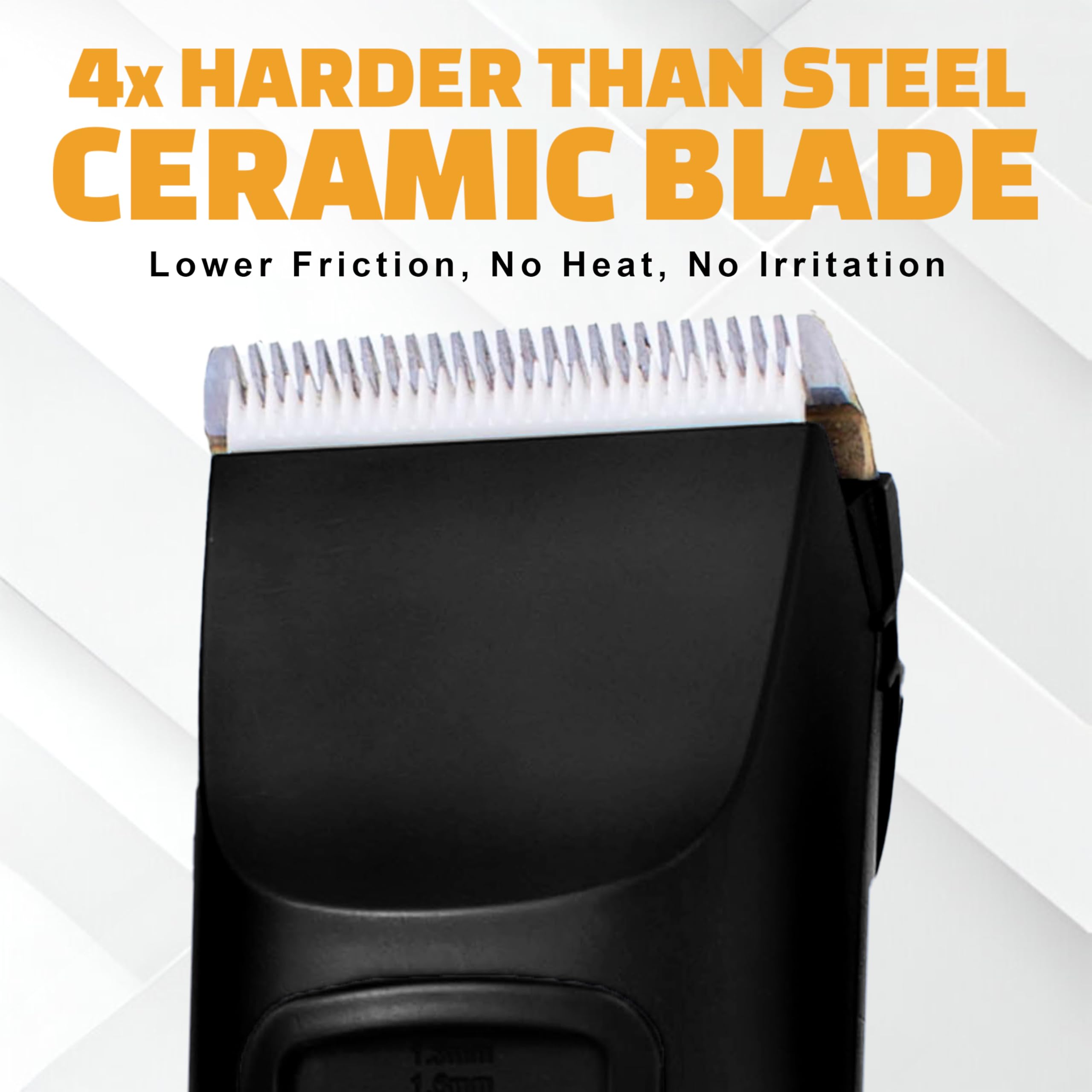 Brio Beardscape V2 Black Beard Trimmer Kit with Zero Blade, Body Blade & Pro Travel Case - Adjustable Ceramic Blade & Length Guards for Precision Grooming | Perfect for Travel, Home Use & Professional Barbers
